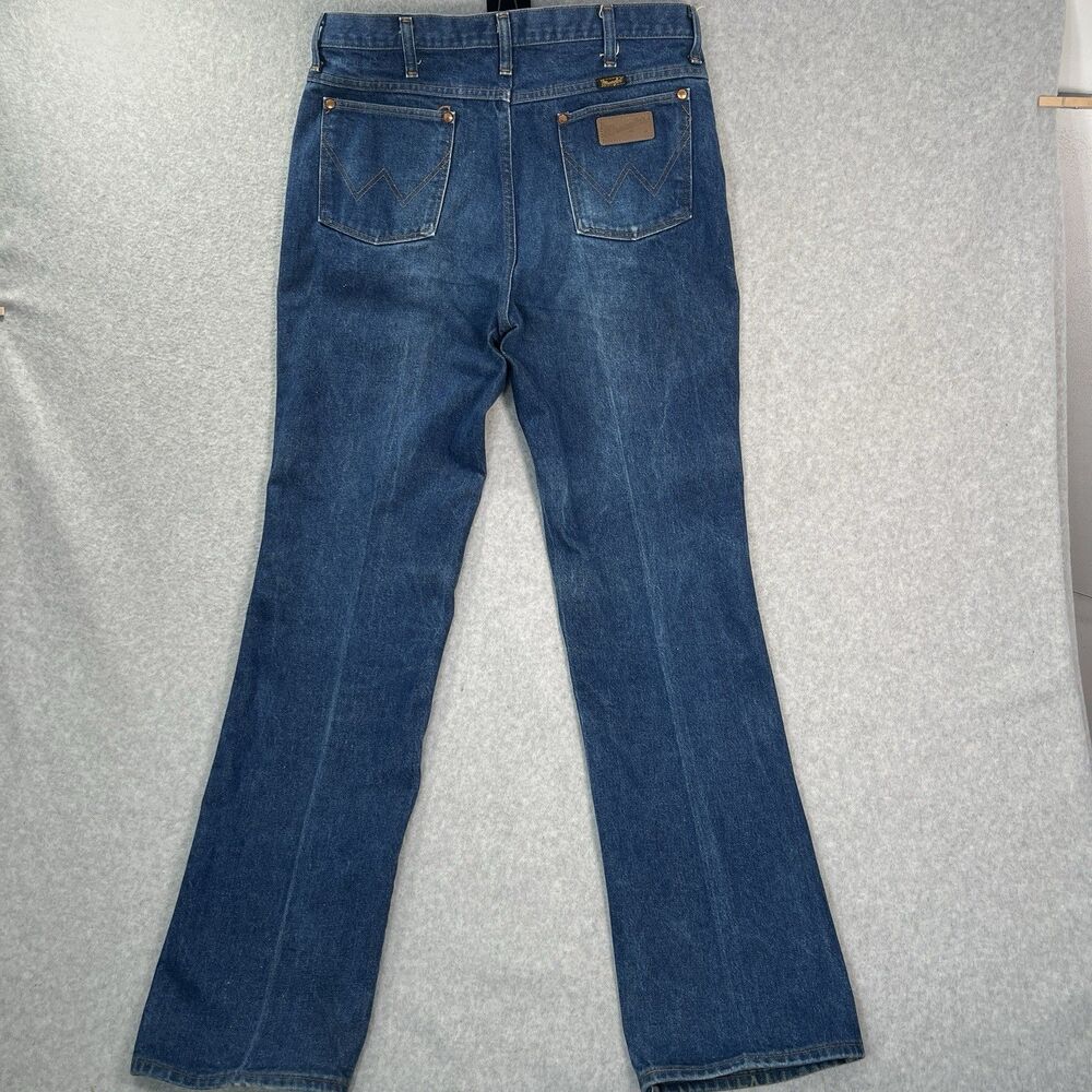 Vintage Men's Wrangler 936DEN Jeans Slim Fit USA Size 34x34